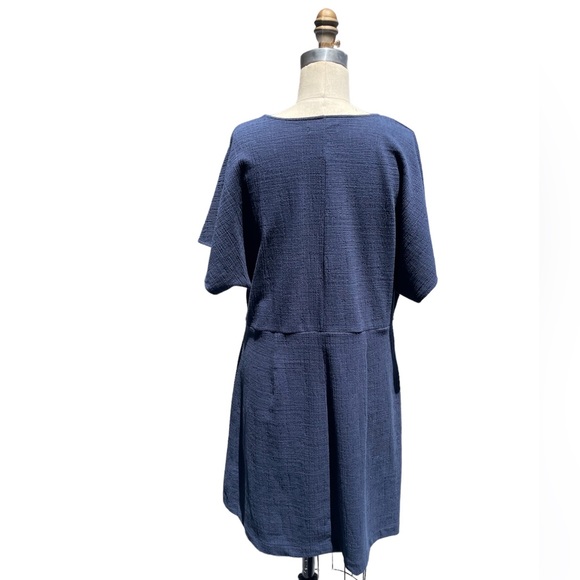 Madewell Cross Front Flutter Sleeve Mini Dress - size XL - Picture 3 of 5